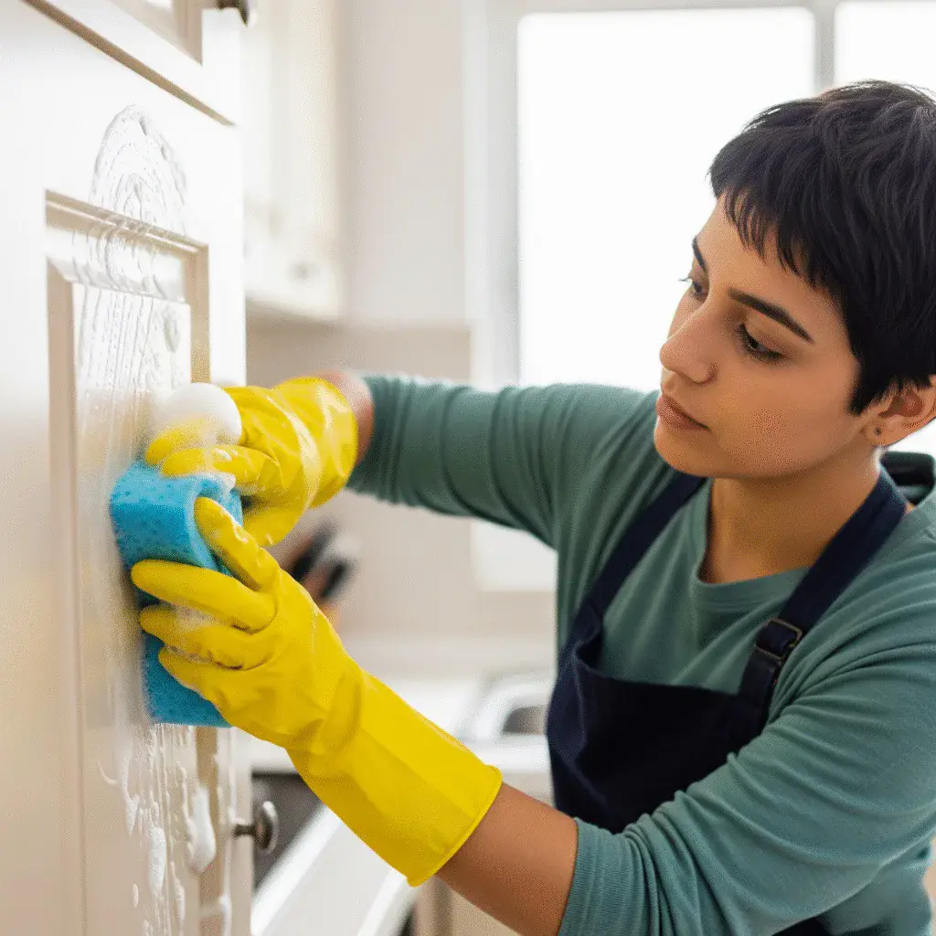 Rinse with clean water