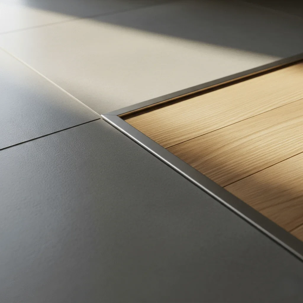 gray-tile-and-light-oak-laminate-flooring