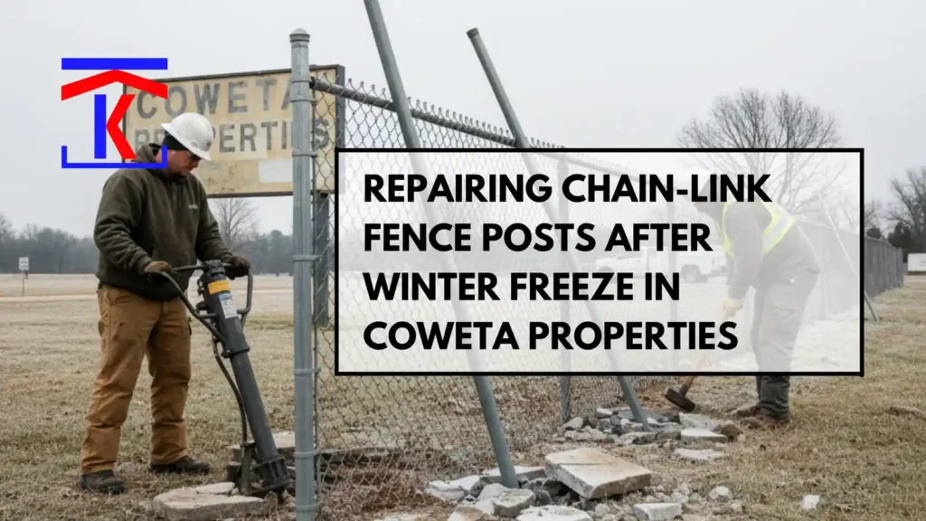 Repairing-Chain-Link-Fence-Posts