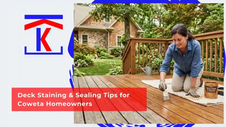 Deck Staining & Sealing Tips for Coweta Homeowners
