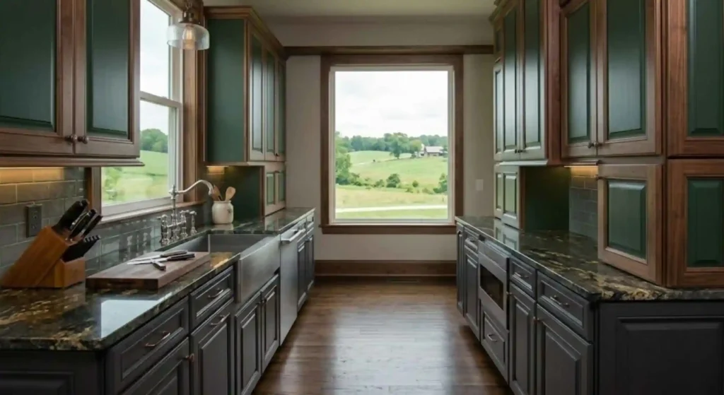 fully finished kitchen