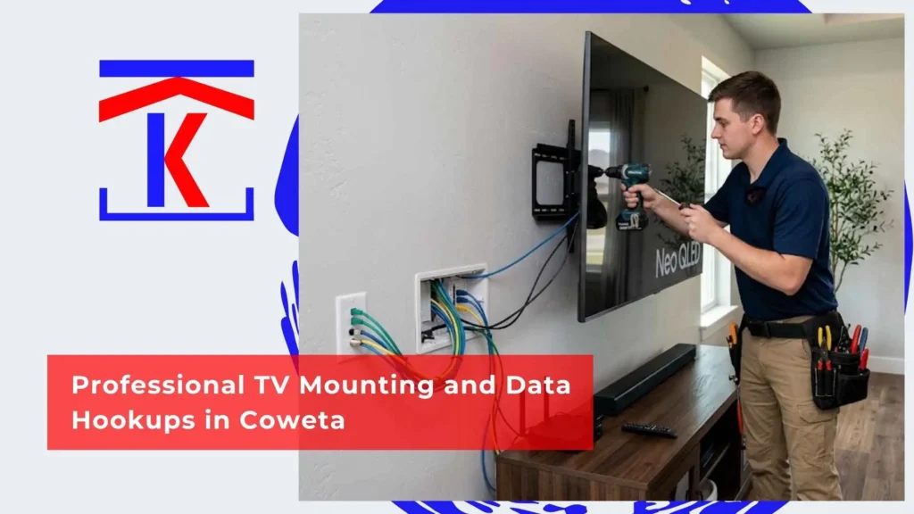 Professional TV Mounting and Data Hookups in Coweta