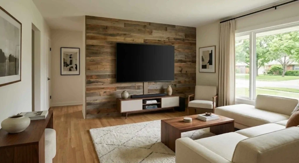 Professional TV mounting and hidden cable installation in Coweta Oklahoma.
