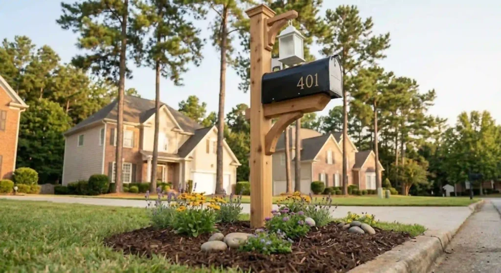 New mailbox enhancing curb appeal in Coweta